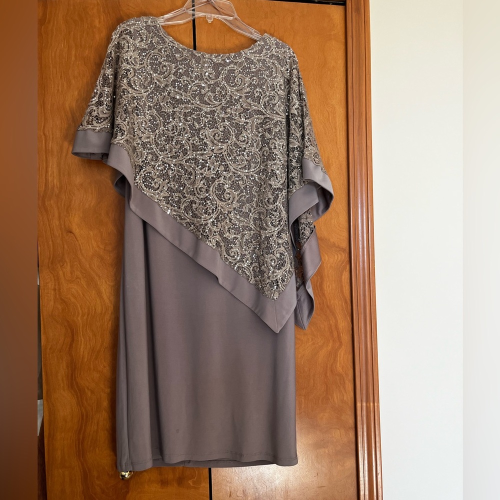 R & M Richards Sequin Cocktail Dress